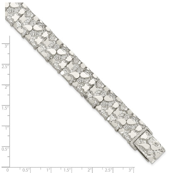 Sterling Silver Nugget Bracelet