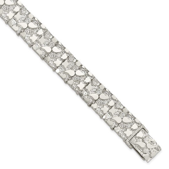Sterling Silver Nugget Bracelet