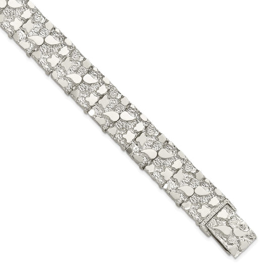 Sterling Silver Nugget Bracelet