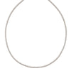 Sterling Shimmer Sterling Silver Rhodium-plated 24 inch 218 Stone CZ Riviera Necklace