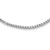 Sterling Shimmer Sterling Silver Rhodium-plated 24 inch 218 Stone CZ Riviera Necklace