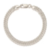 Sterling Silver Polished Fancy Link Bracelet