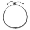 Sterling Silver CZ Adjustable Bracelet