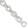 Sterling Silver Polished Fancy Link 8.5 inch Bracelet