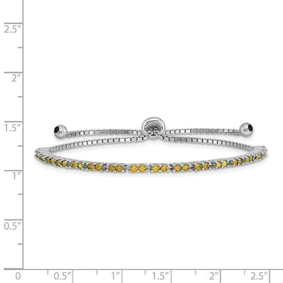 Birthstone CZ Adjustable Bracelets