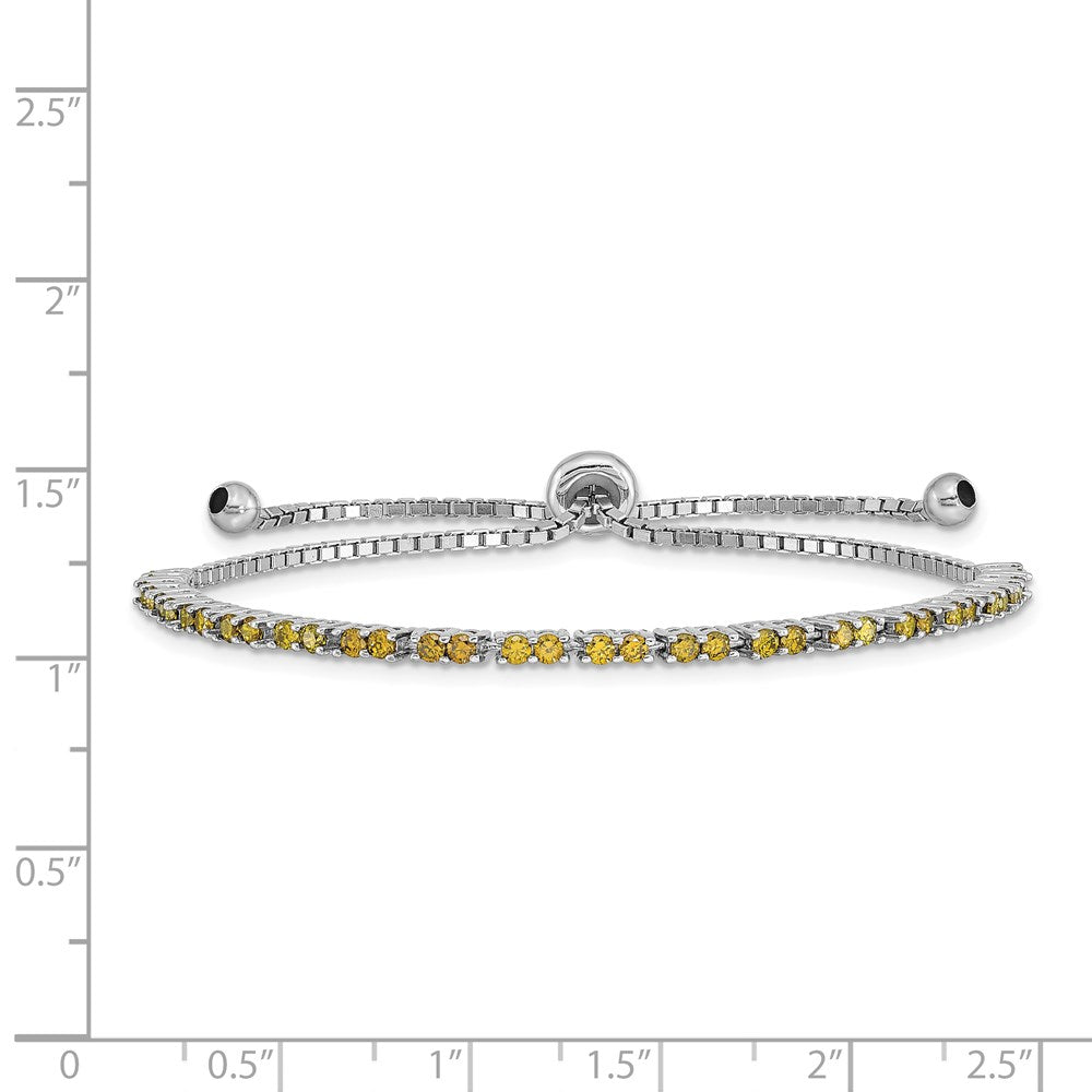 Birthstone CZ Adjustable Bracelets