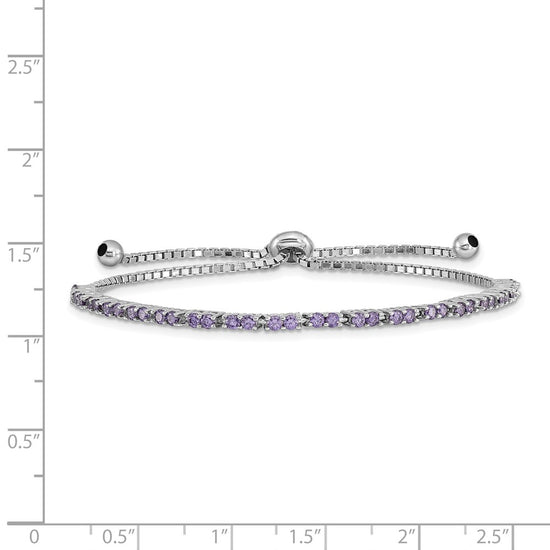 Birthstone CZ Adjustable Bracelets