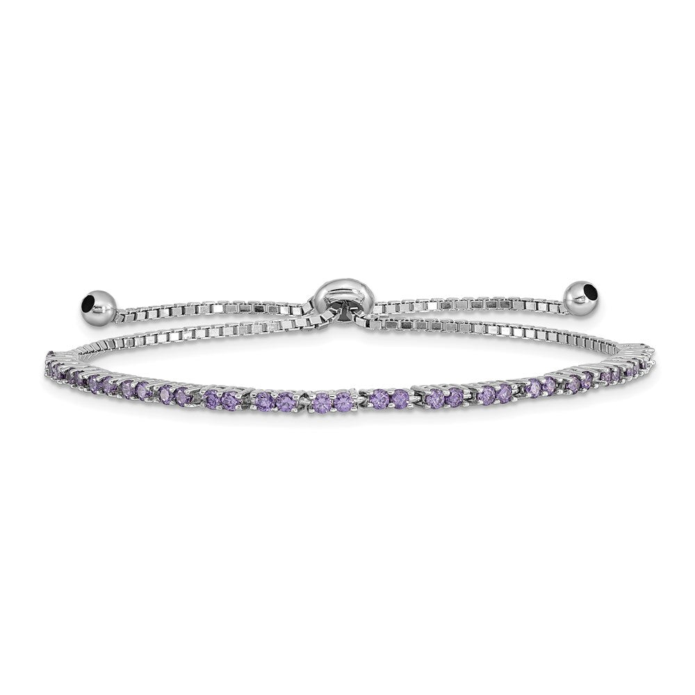 Birthstone CZ Adjustable Bracelets