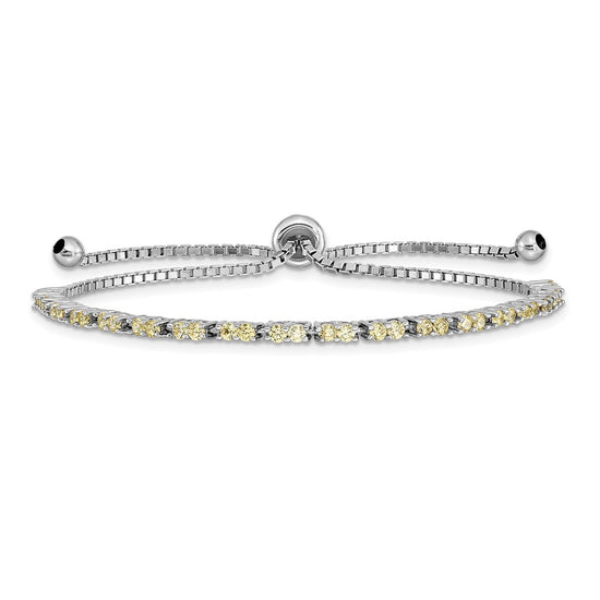Birthstone CZ Adjustable Bracelets