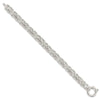 Sterling Silver Polished Byzantine Link Bracelet