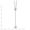 Sterling Silver Gemstone Y Necklace