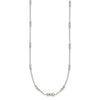 Sterling Silver Polished Beaded Necklace