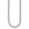 Sterling Silver Polished Byzantine Link Necklace