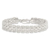 Sterling Silver Polished Fancy Link Bracelet