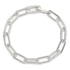 Sterling Silver Polished Fancy Link Bracelet