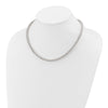 Sterling Silver Polished Spiga Necklace