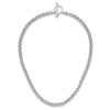 Sterling Silver Polished Spiga Necklace