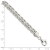 Sterling Silver Polished Byzantine Link Bracelet