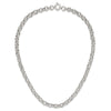 Sterling Silver Polished Fancy Link Necklace