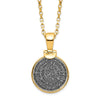 Affordable Expressions Sterling Silver Gold-tone Polished Replica Phaistos Coin Pendant 16 Inch Necklace with 2 inch Extension