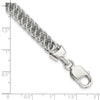 Sterling Silver Rhodium-plated Fancy Link 7.5in Bracelet