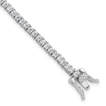 CZ 3mm Princess Tennis Bracelets