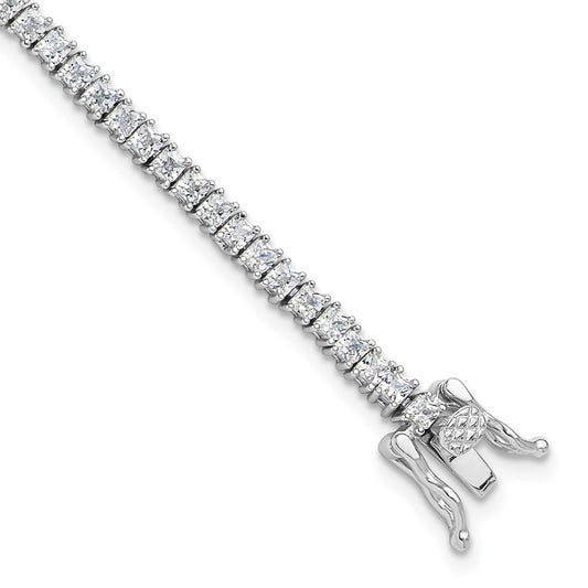 CZ 3mm Princess Tennis Bracelets