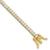 CZ 3mm Princess Tennis Bracelets