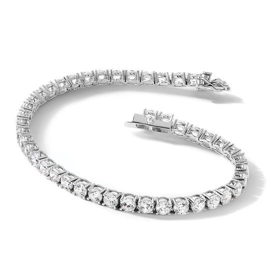 CZ 4mm Round Tennis Bracelets