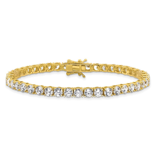 CZ 4mm Round Tennis Bracelets