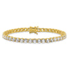 CZ 4mm Round Tennis Bracelets