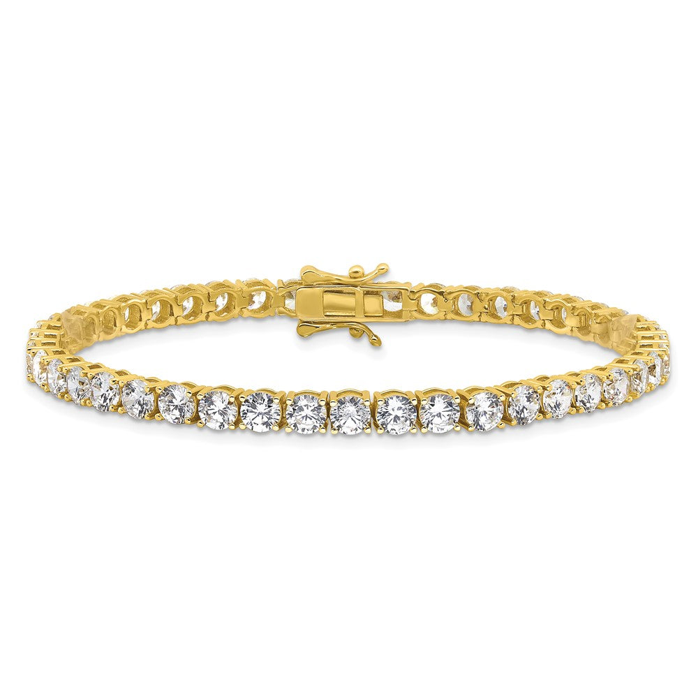 CZ 4mm Round Tennis Bracelets