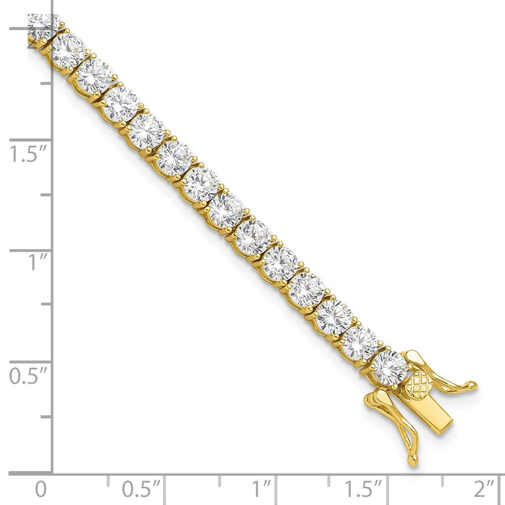 CZ 4mm Round Tennis Bracelets