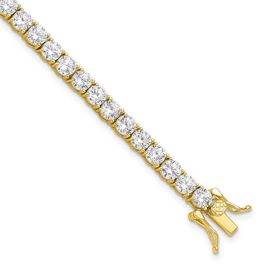 CZ 4mm Round Tennis Bracelets