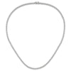 Sterling Silver CZ Tennis Necklace