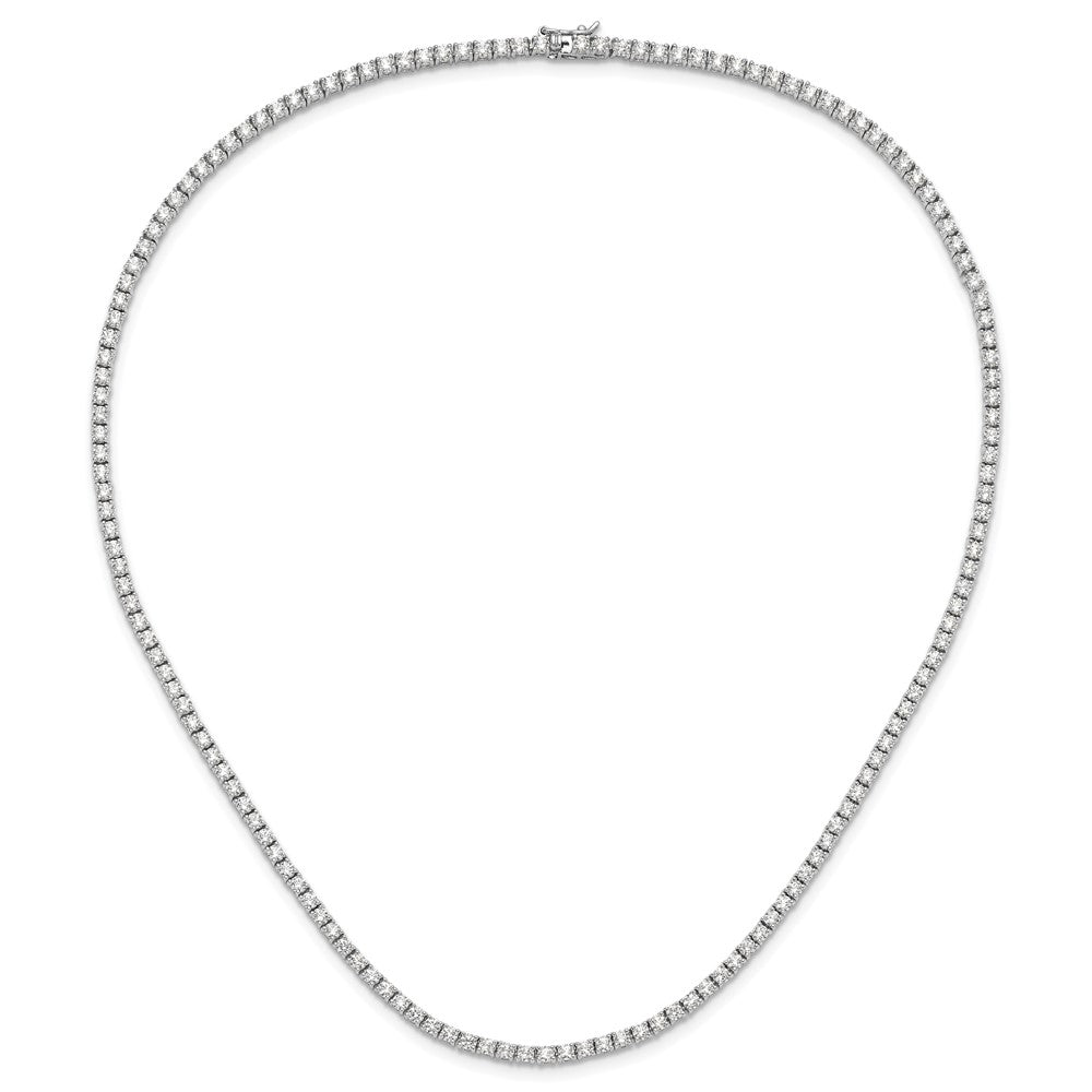 Sterling Silver CZ Tennis Necklace