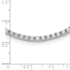 Sterling Silver CZ Tennis Necklace