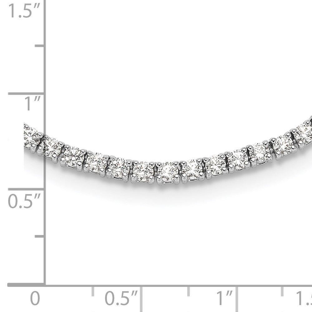 Sterling Silver CZ Tennis Necklace