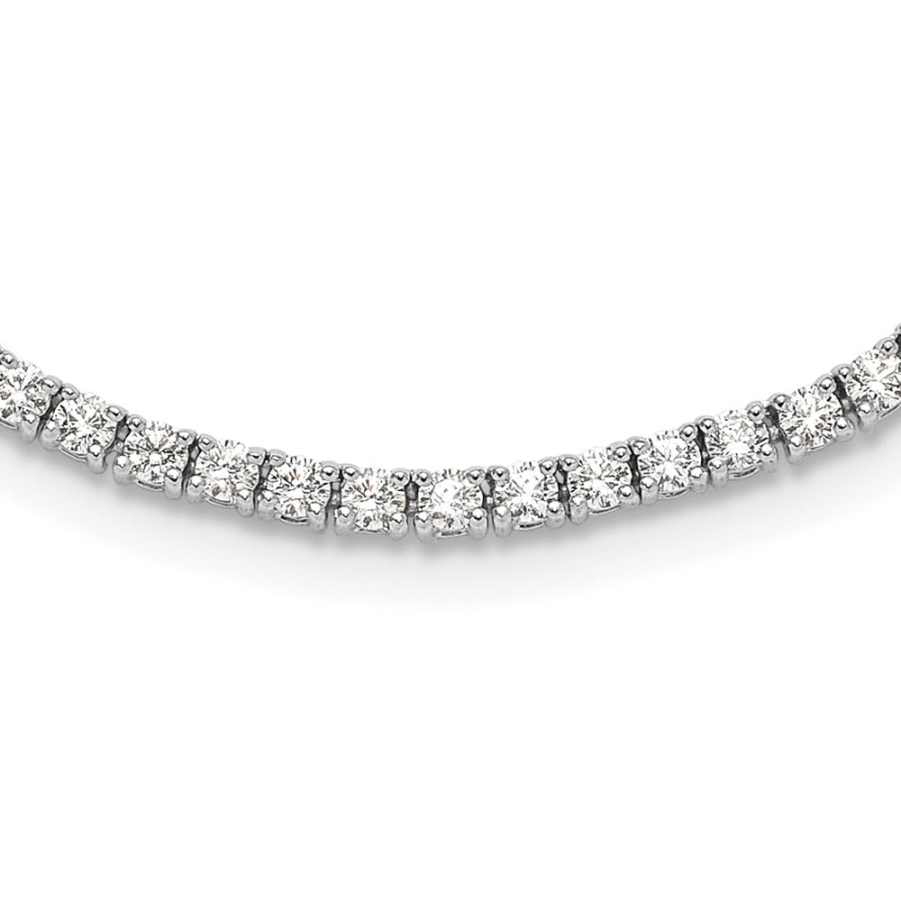 Sterling Silver CZ Tennis Necklace