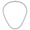 Sterling Silver CZ Tennis Necklace
