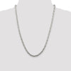 Sterling Silver 4mm Fancy Byzantine Chain