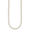 Sterling Silver Rhodium-plated 6-7mm White Round Freshwater Cultured Pearl 16 inch with 2 inch Extension Necklace