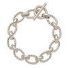Sterling Silver 7.5inch Polished Fancy Link Bracelet