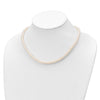 Sterling Silver Rhod-pltd White 6-7mm 3 piece FW Cultured Pearl Set