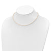 Sterling Silver Rhodium-plated 4-5mm White Semi-Round Freshwater Cultured Pearl 14 inch Necklace, 5 inch Bracelet and Post Earrings Set