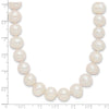 9-10mm White Semi-Round Freshwater Cultured Pearl Endless 80 inch Necklace
