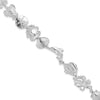 De-Ani Sterling Silver Rhodium-plated Polished Multi-Shell and Sealife Bracelet