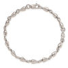 De-Ani Sterling Silver Rhodium-plated Polished Swivel Link Bracelet