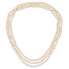 7-8mm White Near-Round Freshwater Cultured Pearl 76 inch Slip on Necklace