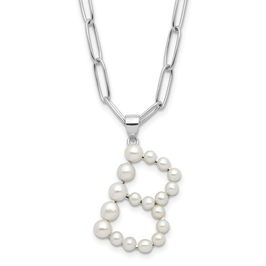 FWC Pearl Initial on 18in Necklaces